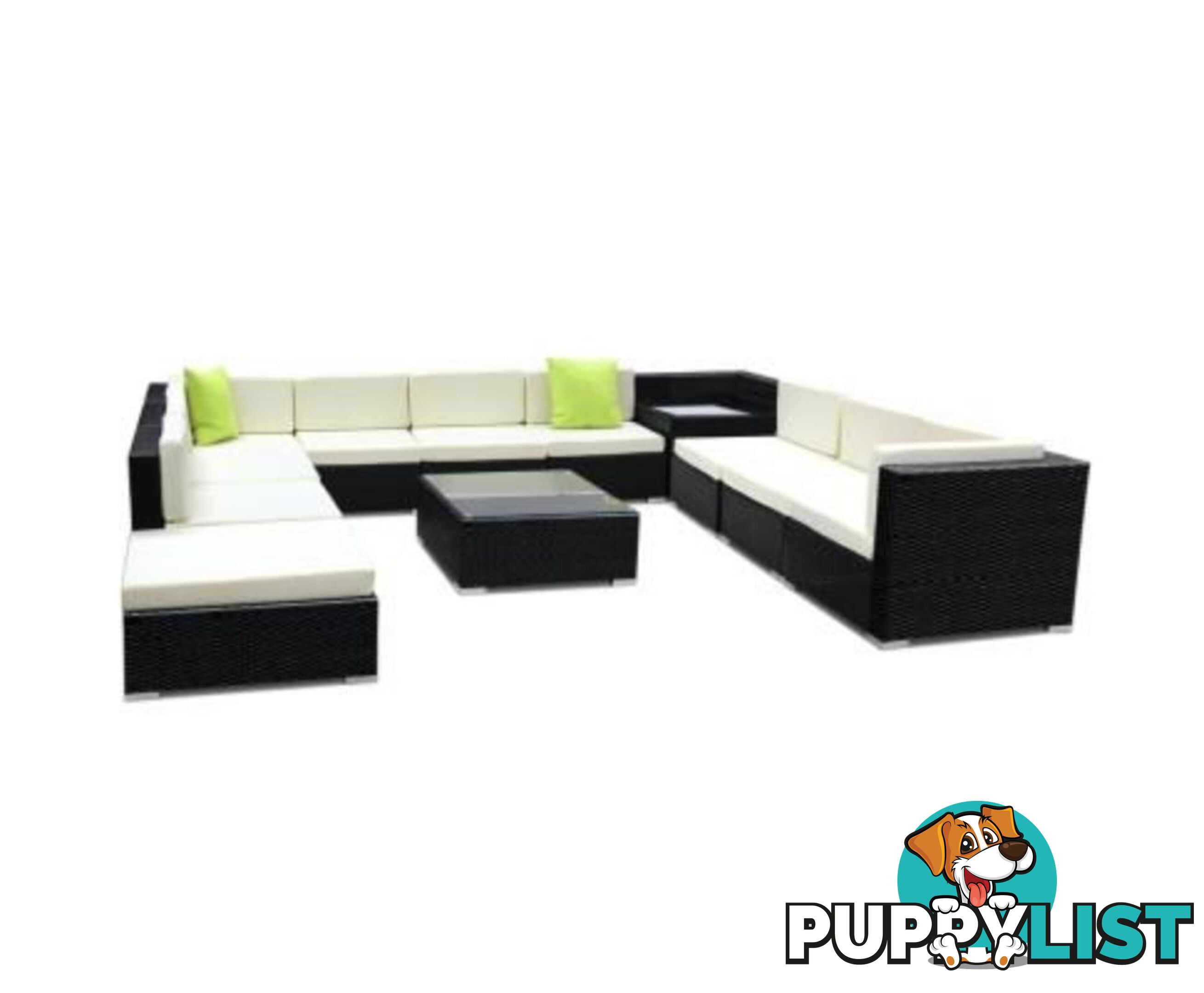 Gardeon 12 Piece With Storage Cover Outdoor Furniture Set - Gardeon - 9350062199510