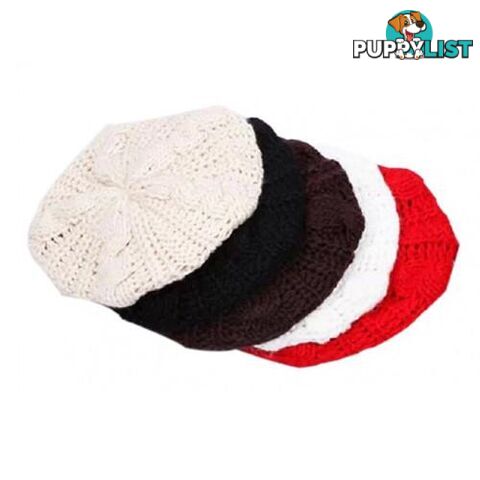 Chunky Knit Beret - Unbranded - 4326500403742