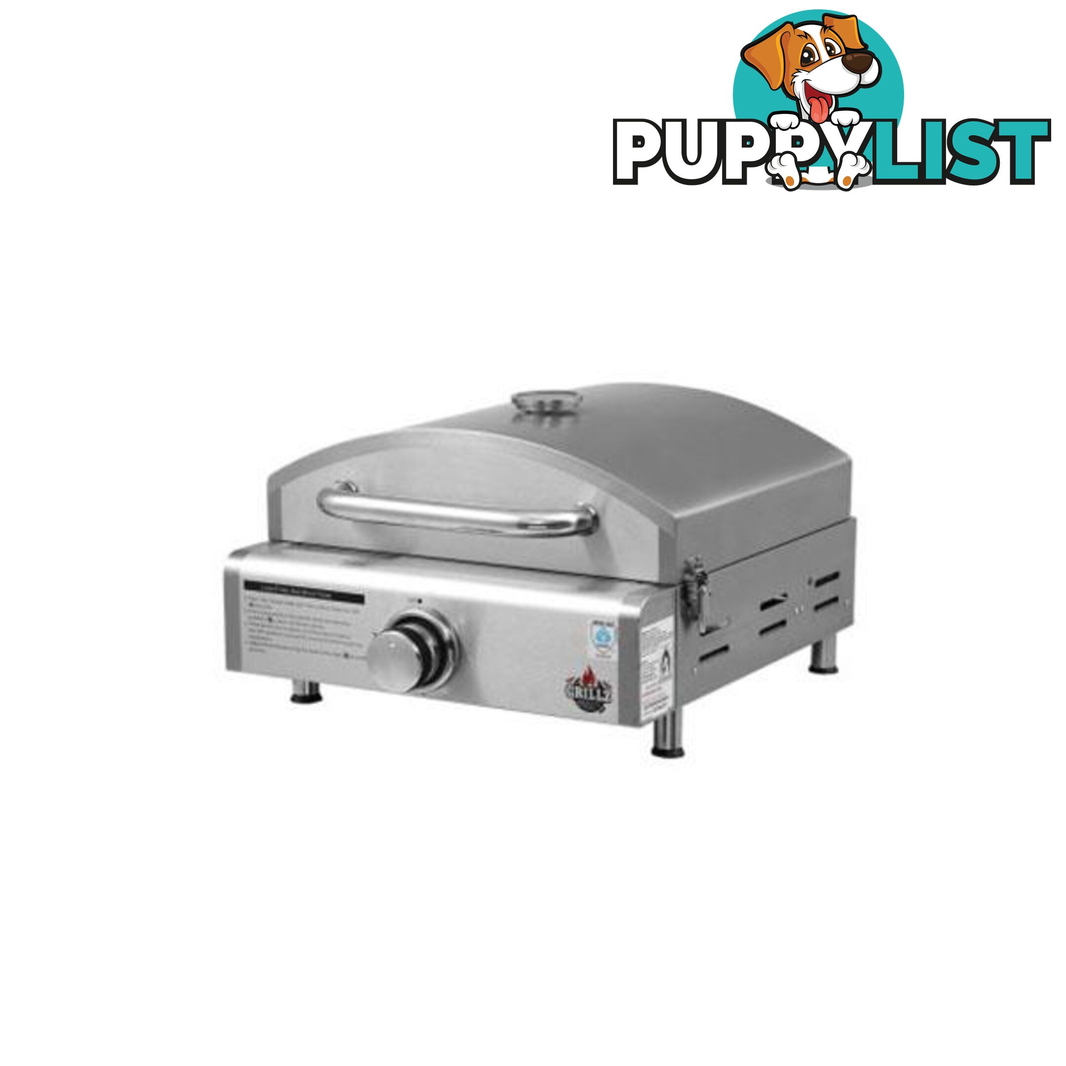 Portable Gas Oven Camping Cooking Lpg Grill Pizza Stainless Steel - Grillz - 7427046184052