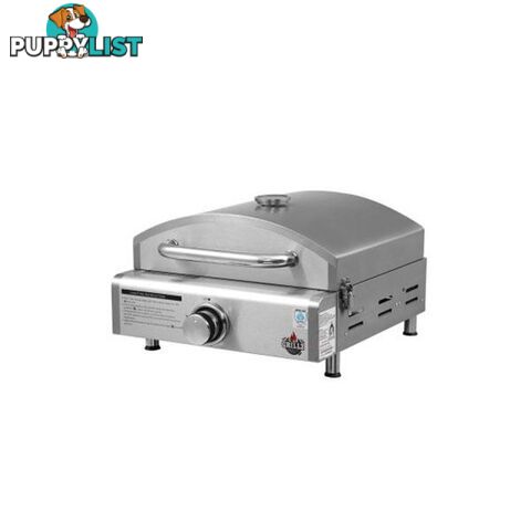 Portable Gas Oven Camping Cooking Lpg Grill Pizza Stainless Steel - Grillz - 7427046184052