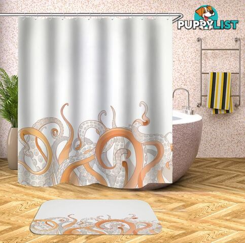 Wild Octopus' Arms Shower Curtain - Curtain - 7427046010399