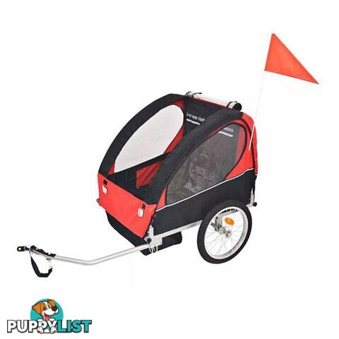 Kids Bicycle Trailer 30 Kg - Unbranded - 8718475568438