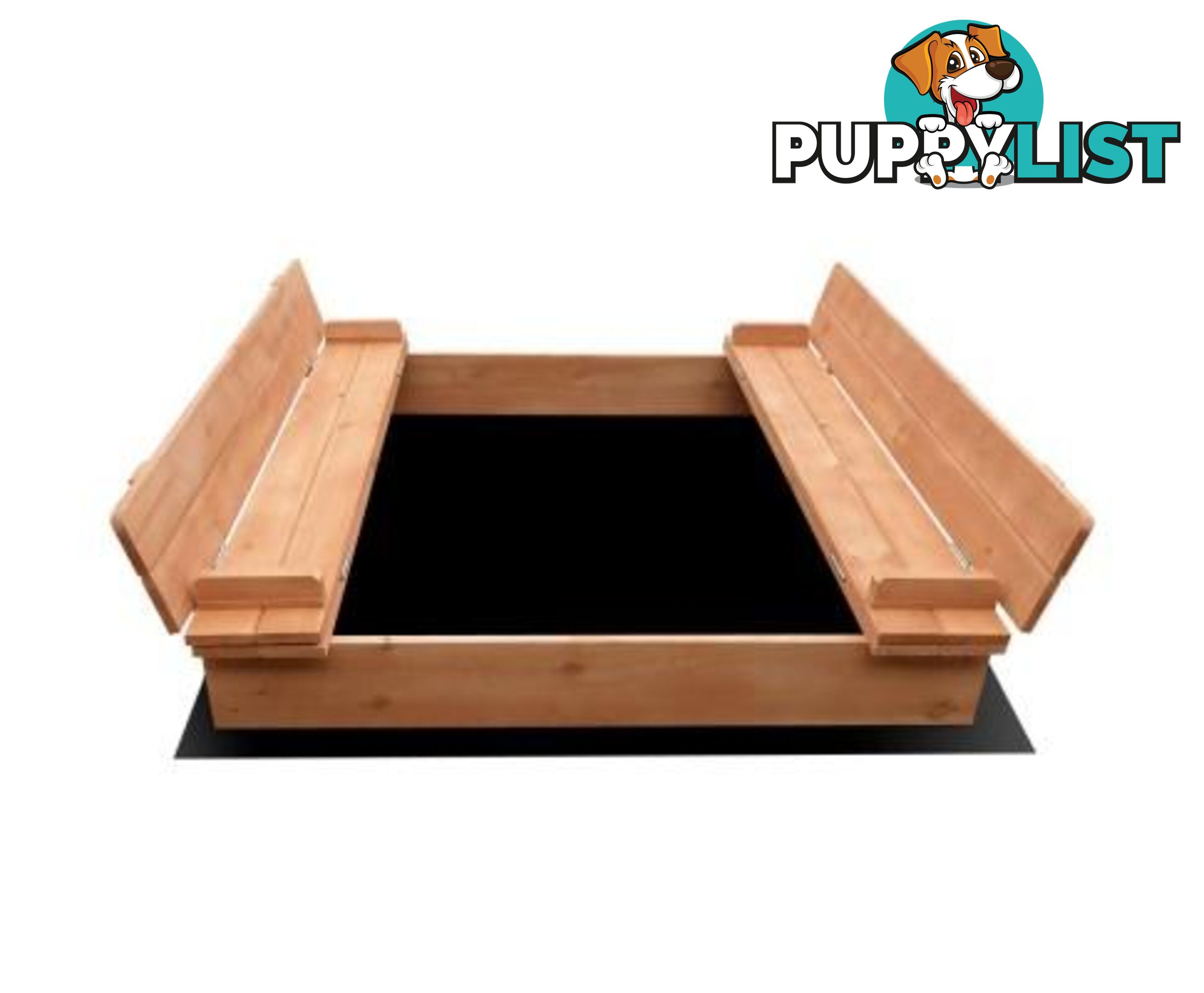 Children Square Sand Pit 95cm - Keezi - 4326500268303