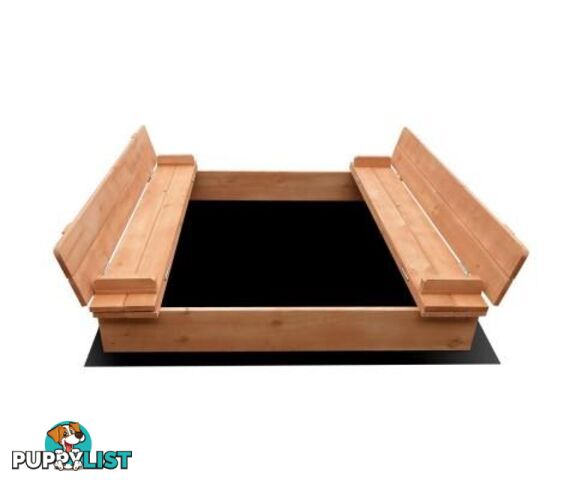 Children Square Sand Pit 95cm - Keezi - 4326500268303