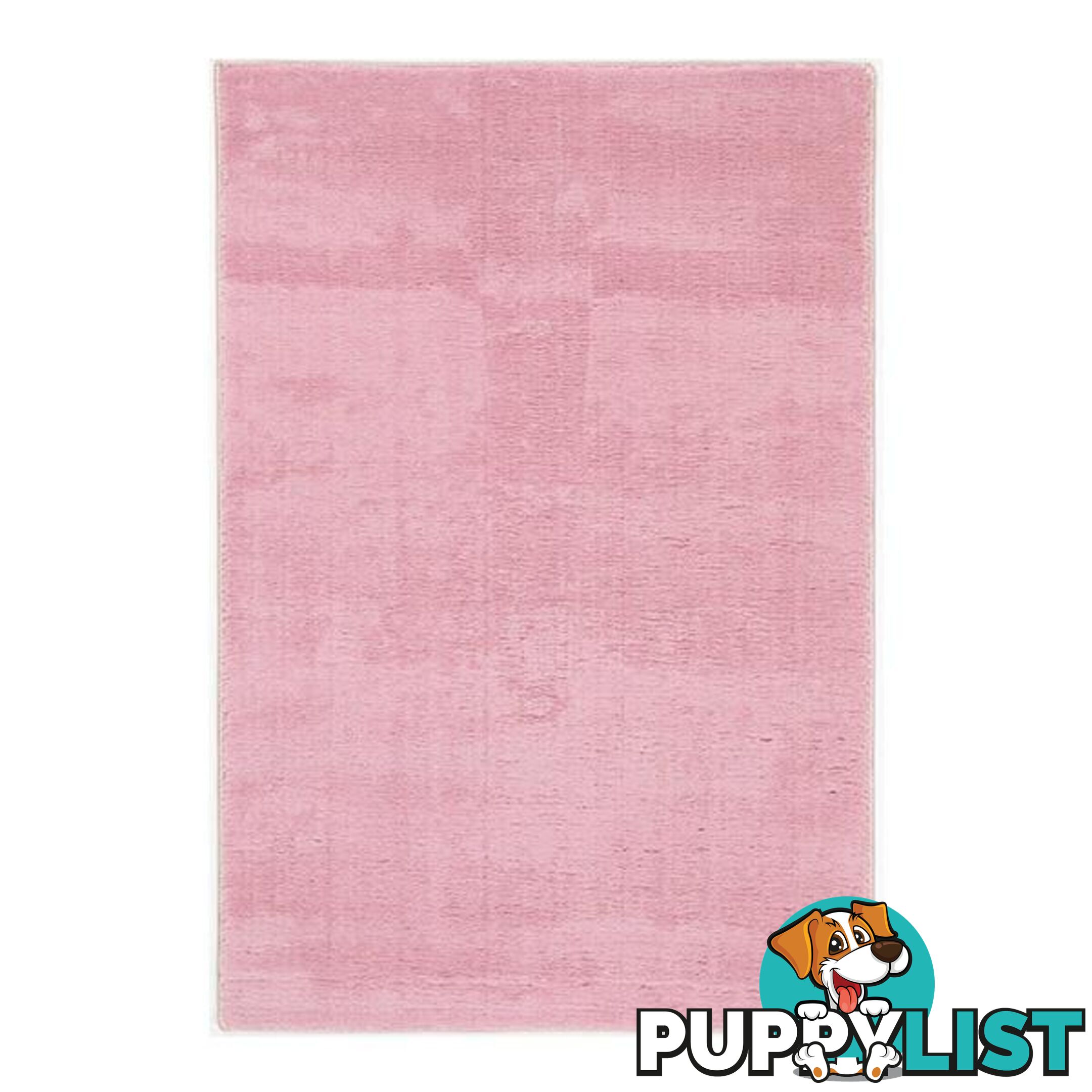 Masal Pink Faux Rabbit Fur Rug - Unbranded - 9476062082208