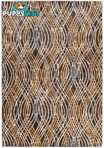 Dreamscape Flurry Modern Charcoal Rug - Unbranded - 8694561186819