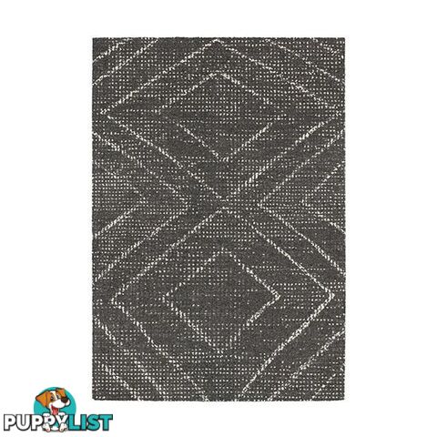 Heat Set Pile Harlem Charcoal Rug - Unbranded - 787976629861