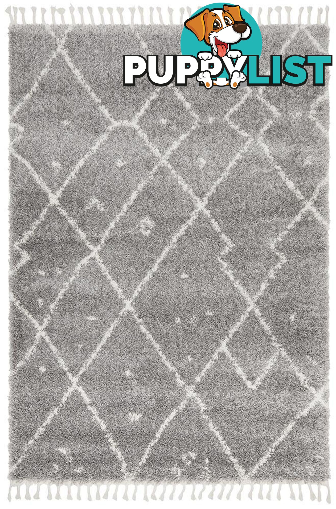 Saffron Yapboz Silver Rug - Unbranded - 9375321878524