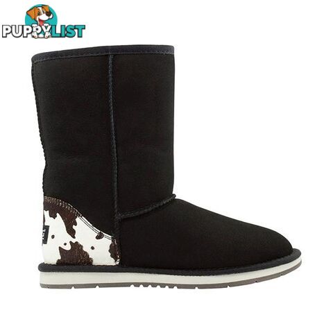 Auzland Cow Print Mid Classic Ugg Boot - AUZLAND - 822427506060