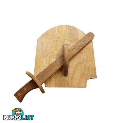 Sword and Shield (Wooden) - Qtoys - 7427005866388