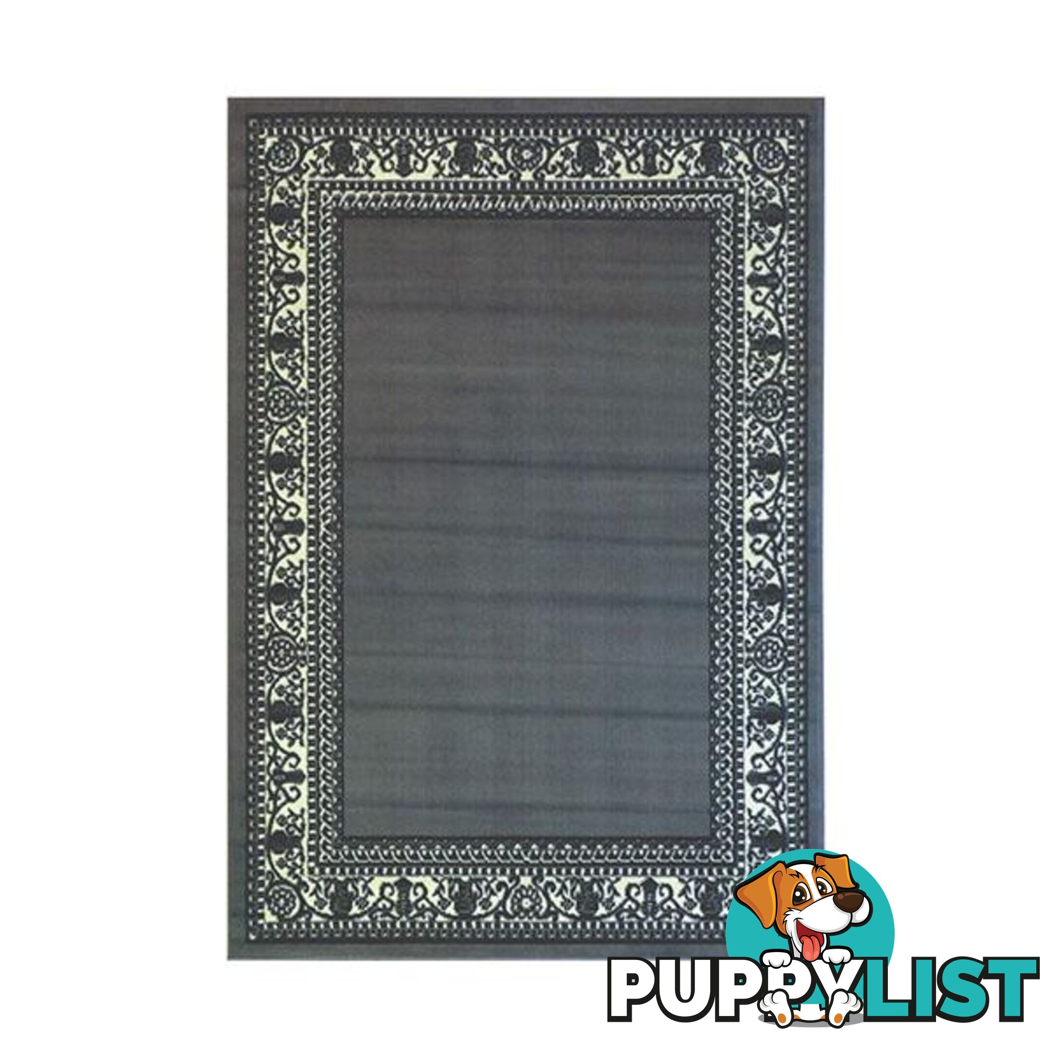 Allure Polypropylene Grey Rug - Unbranded - 9476062074159