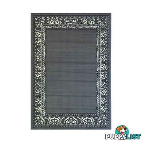 Allure Polypropylene Grey Rug - Unbranded - 9476062074159