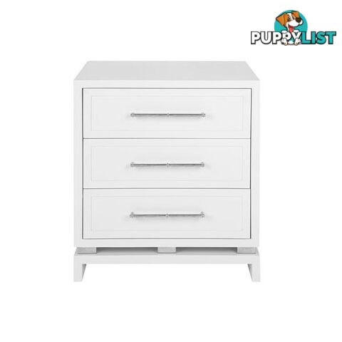 Pearl Bedside Table White - Bedside table - 9320294109953