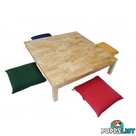 Square Low Table with 4 Cushions - Qtoys - 8936074260182