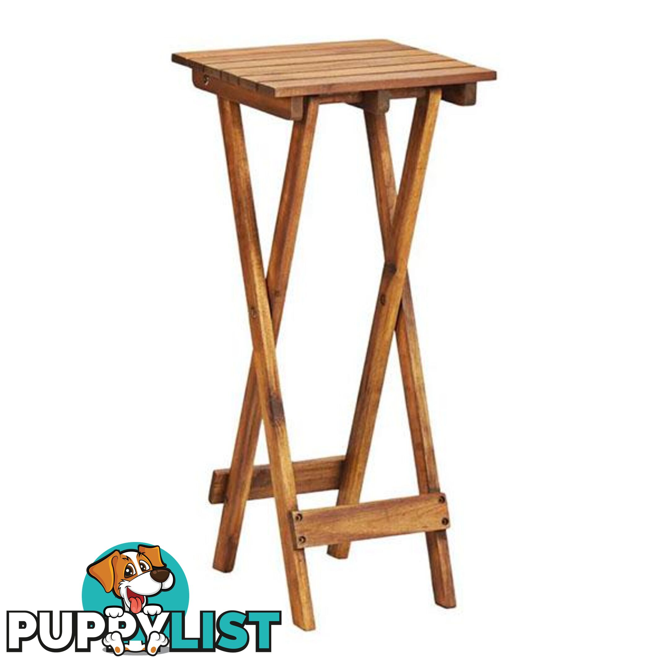 Plant Stand Solid Acacia Wood - Unbranded - 8719883743837