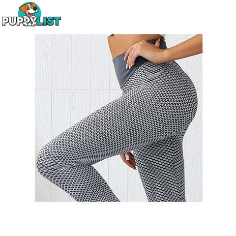 Mesh Knitting Yoga Pants High Waist Gym - Unbranded - 787976605575