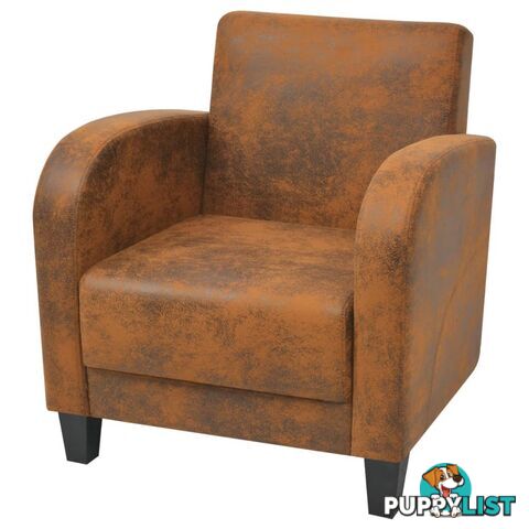 Armchair Brown 73 x 72 x 76 Cm - Unbranded - 7427046374941