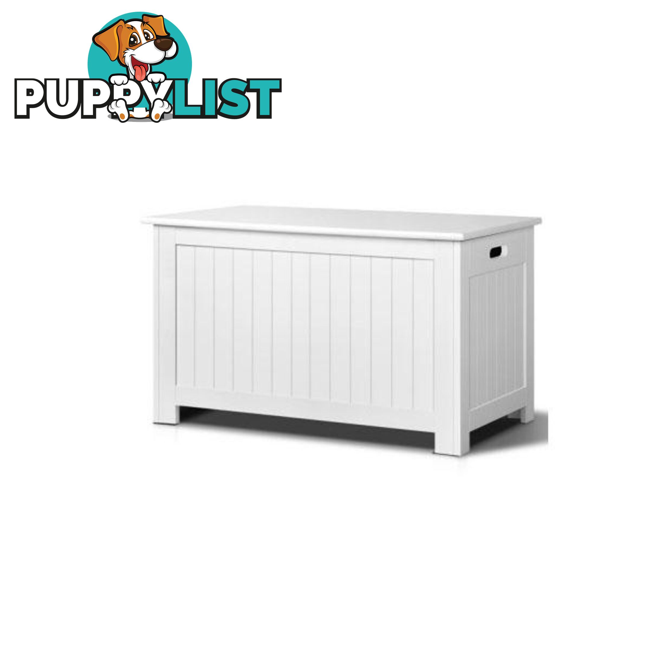 Kids Toy Cabinet Chest White - Keezi - 7427046183390