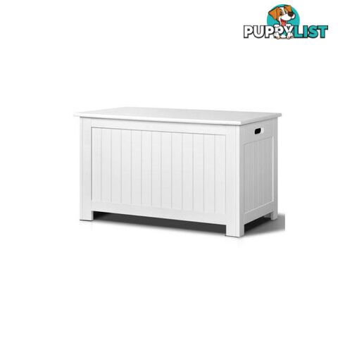 Kids Toy Cabinet Chest White - Keezi - 7427046183390