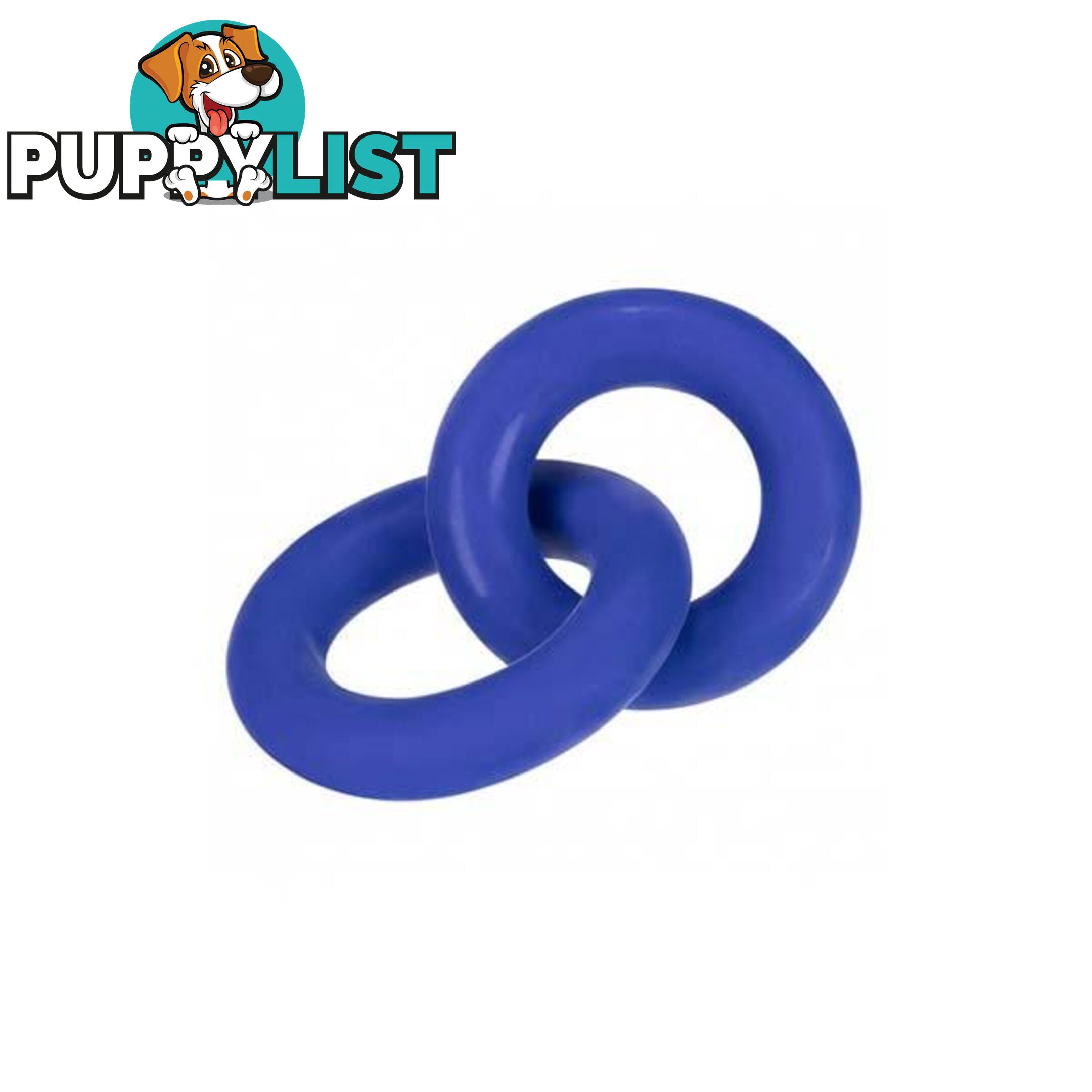 Duo Linked Cock Ball Rings By Hunkyjunk Cobalt Blue - Adult Toys - 840215120076