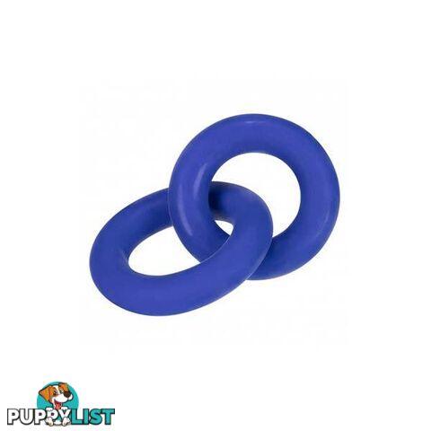 Duo Linked Cock Ball Rings By Hunkyjunk Cobalt Blue - Adult Toys - 840215120076