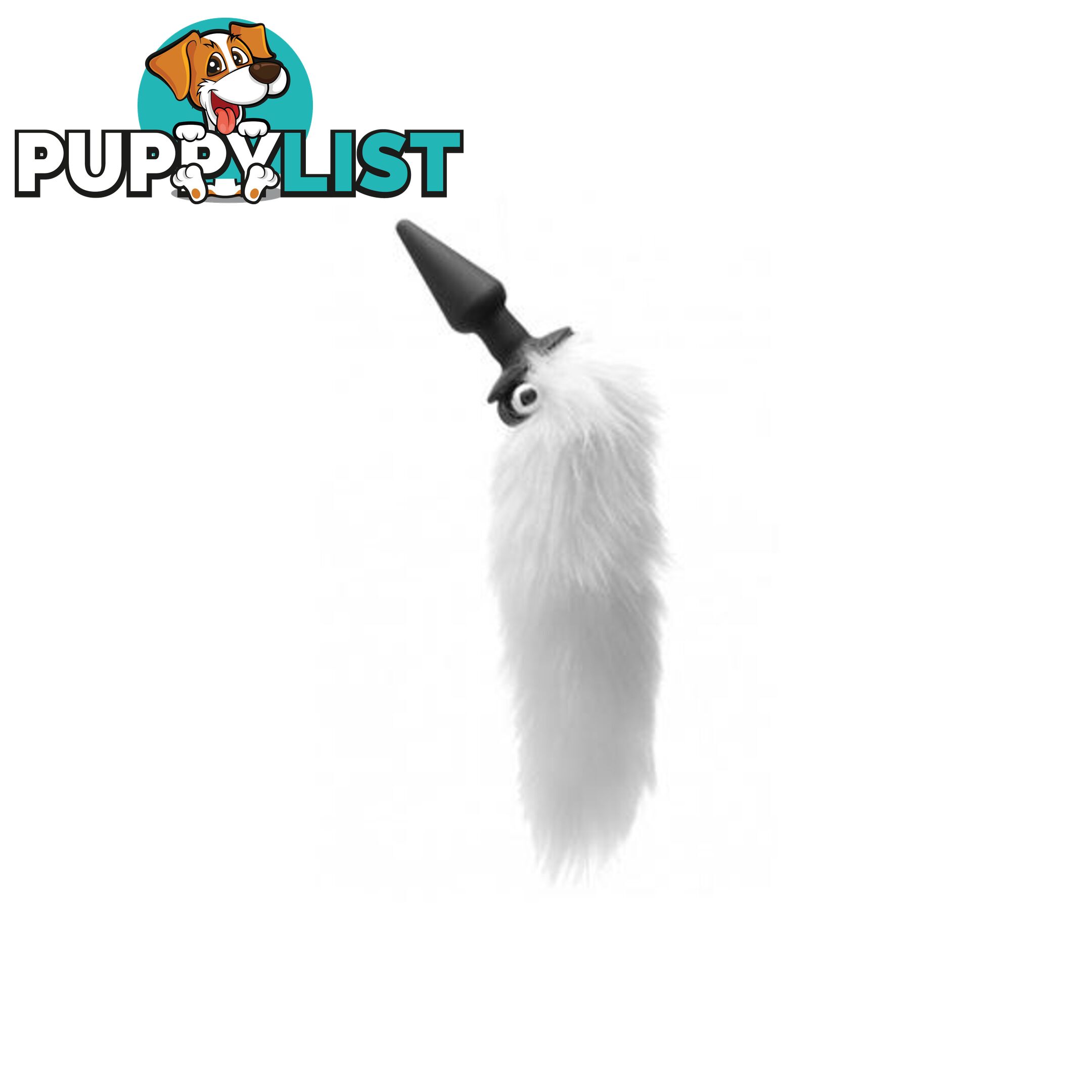 White Fox Tail Vibrating Anal Plug - Adult Toys - 848518016881