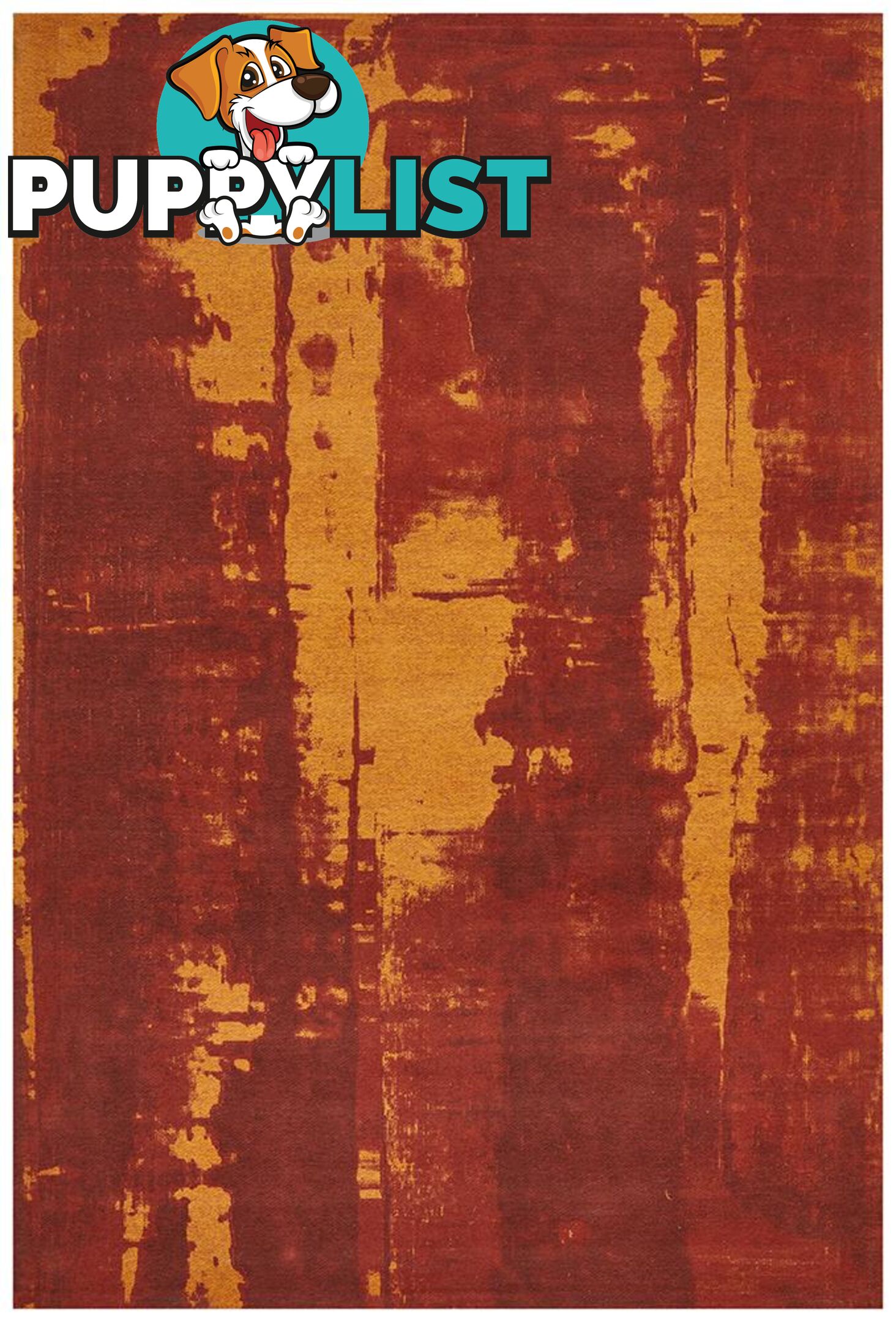 Magnolia Abstract Paprika Rug - Unbranded - 9375321879538