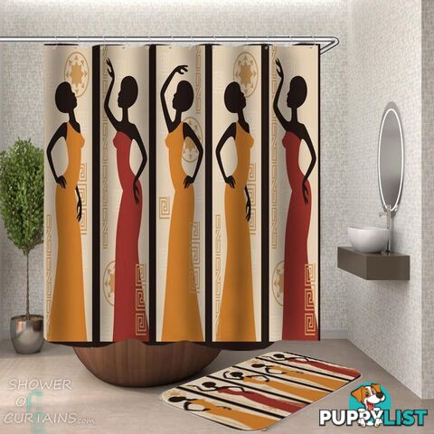 African Women Shower Curtain - Curtain - 7427046292733