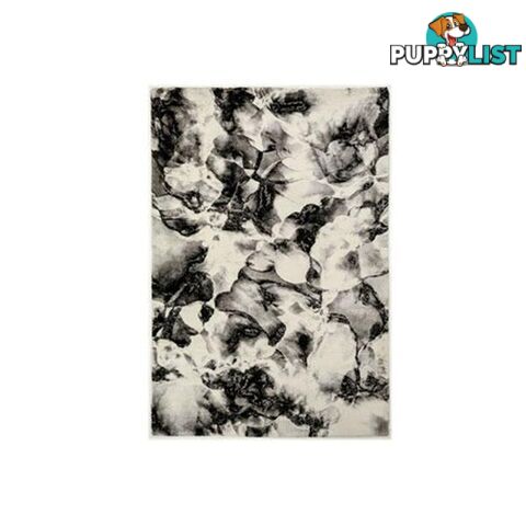 Comfort Black Flowers Rug - Unbranded - 9476062083205