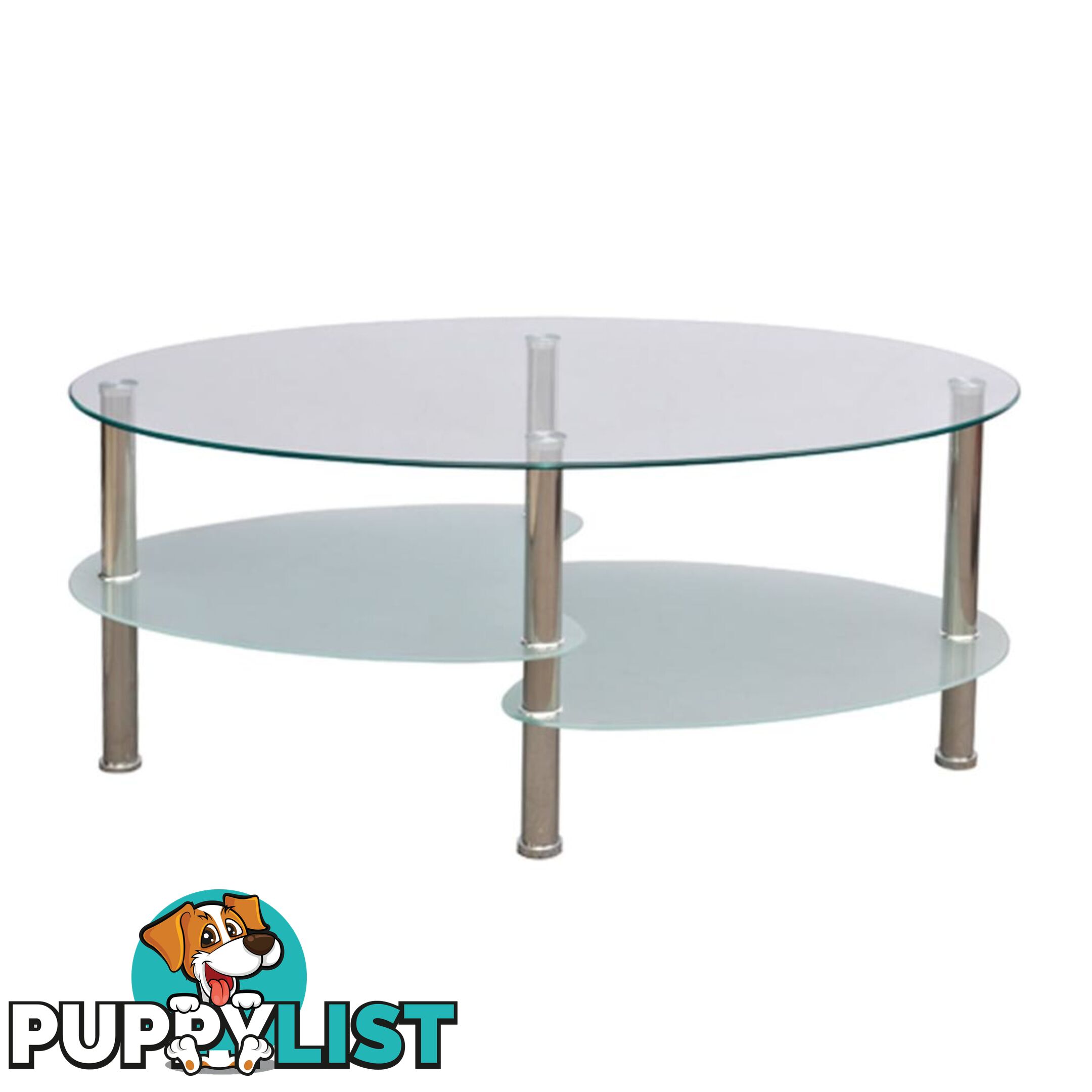 Coffee Table Exclusive 3-Layer Design - White - Unbranded - 8718475851318