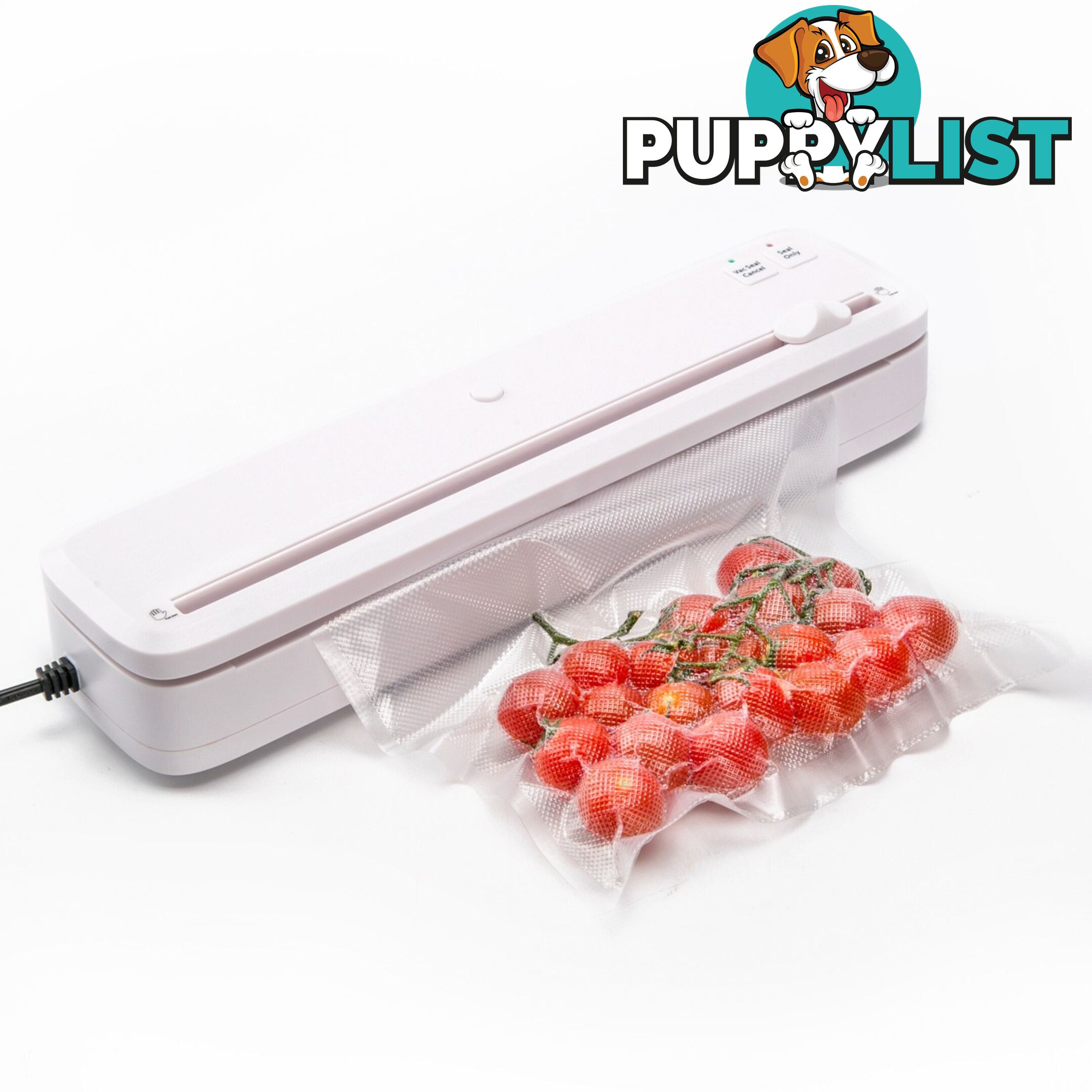 Vacuum Food Sealer - 100w White - Home Ready - 9352338008953