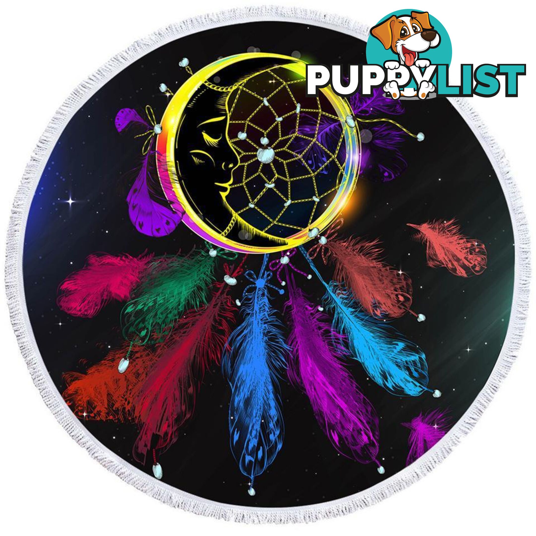 Multi Colored Dream Catcher Beach Towel - Towel - 7427046317627