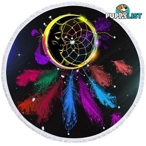 Multi Colored Dream Catcher Beach Towel - Towel - 7427046317627