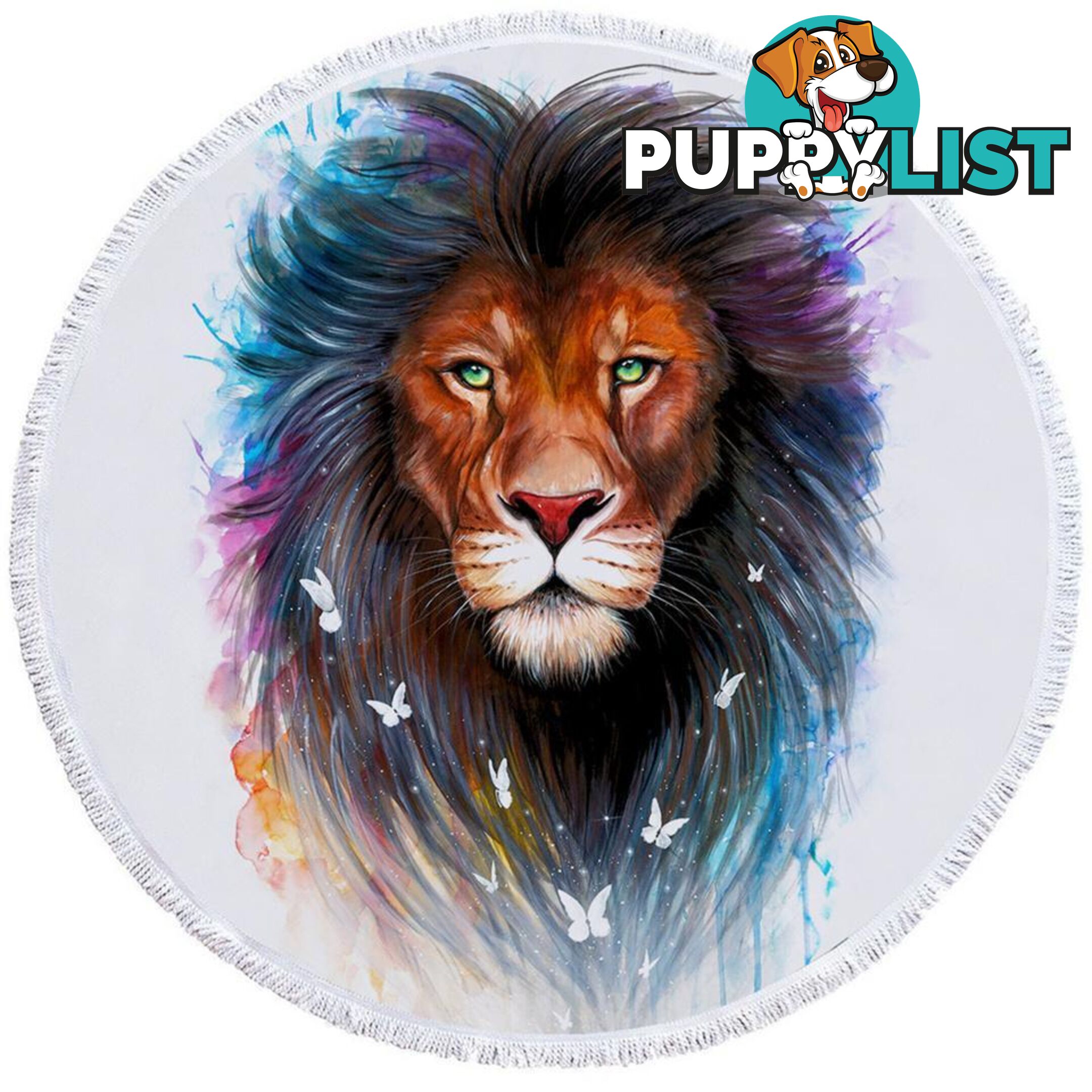 Stunning Lion Beach Towel - Towel - 7427046331111