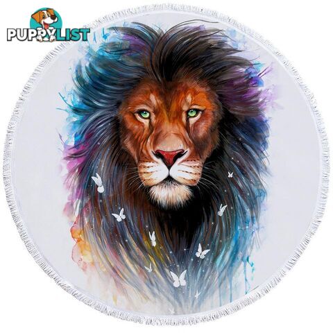 Stunning Lion Beach Towel - Towel - 7427046331111