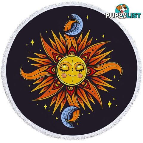 Sun and Moon Beach Towel - Towel - 7427046340939