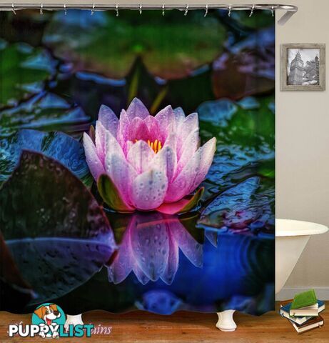 Pinkish Lotus Shower Curtain - Curtain - 7427046288149