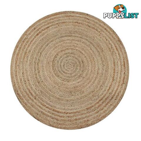 Area Rug Braided Jute Round - Unbranded - 8718475573999