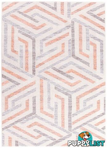 Dimensions Divinity Link Pink Modern Rug - Unbranded - 9375321826570