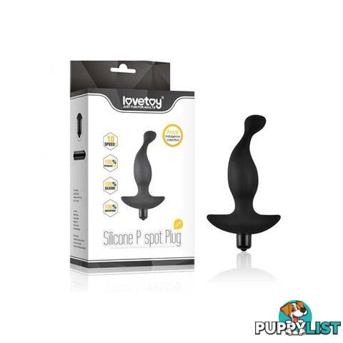 P Spot Plug Black 4 In - Adult Toys - 6949123138754