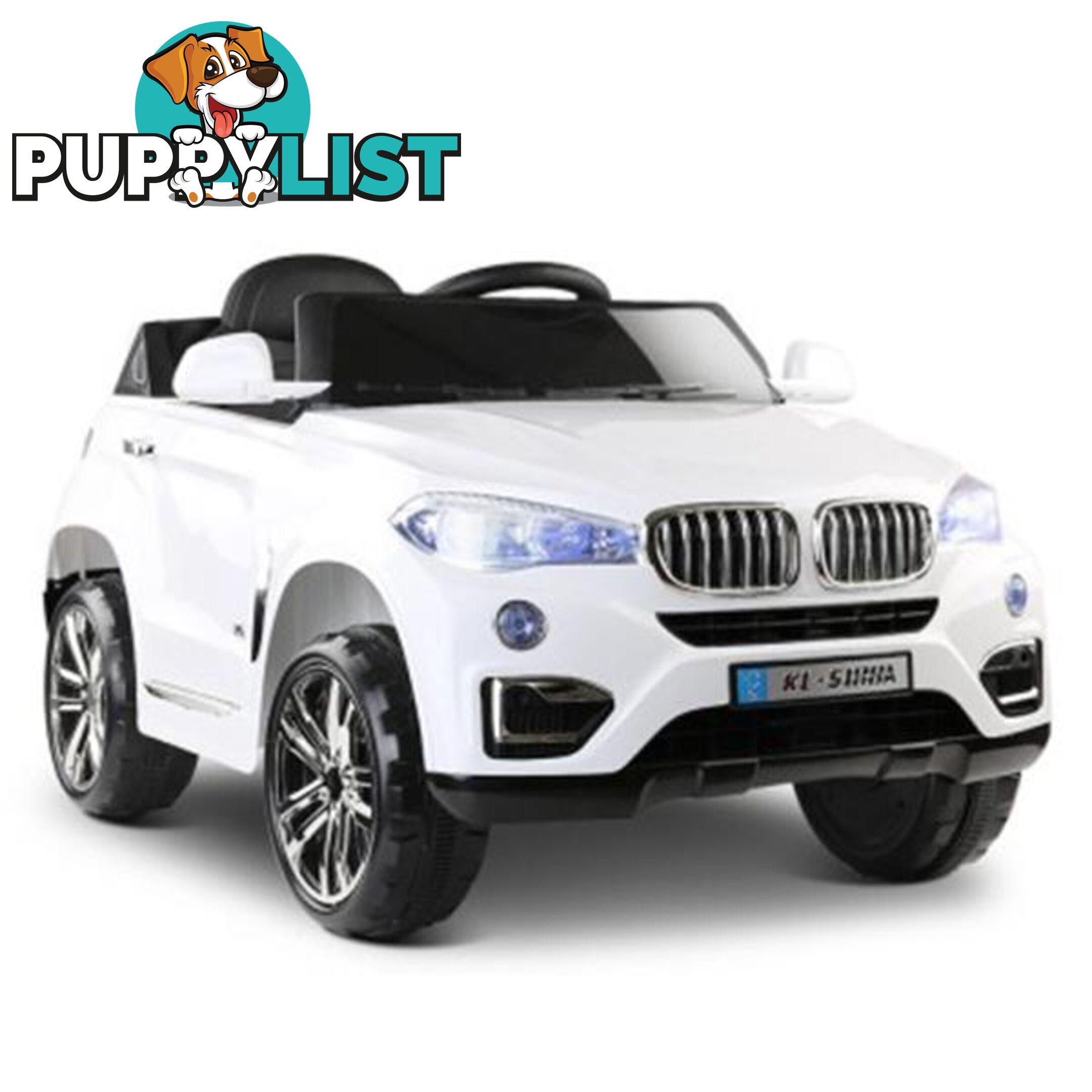 BMW Style X5 Electric Toy Car - White - BMW - 9350062166147