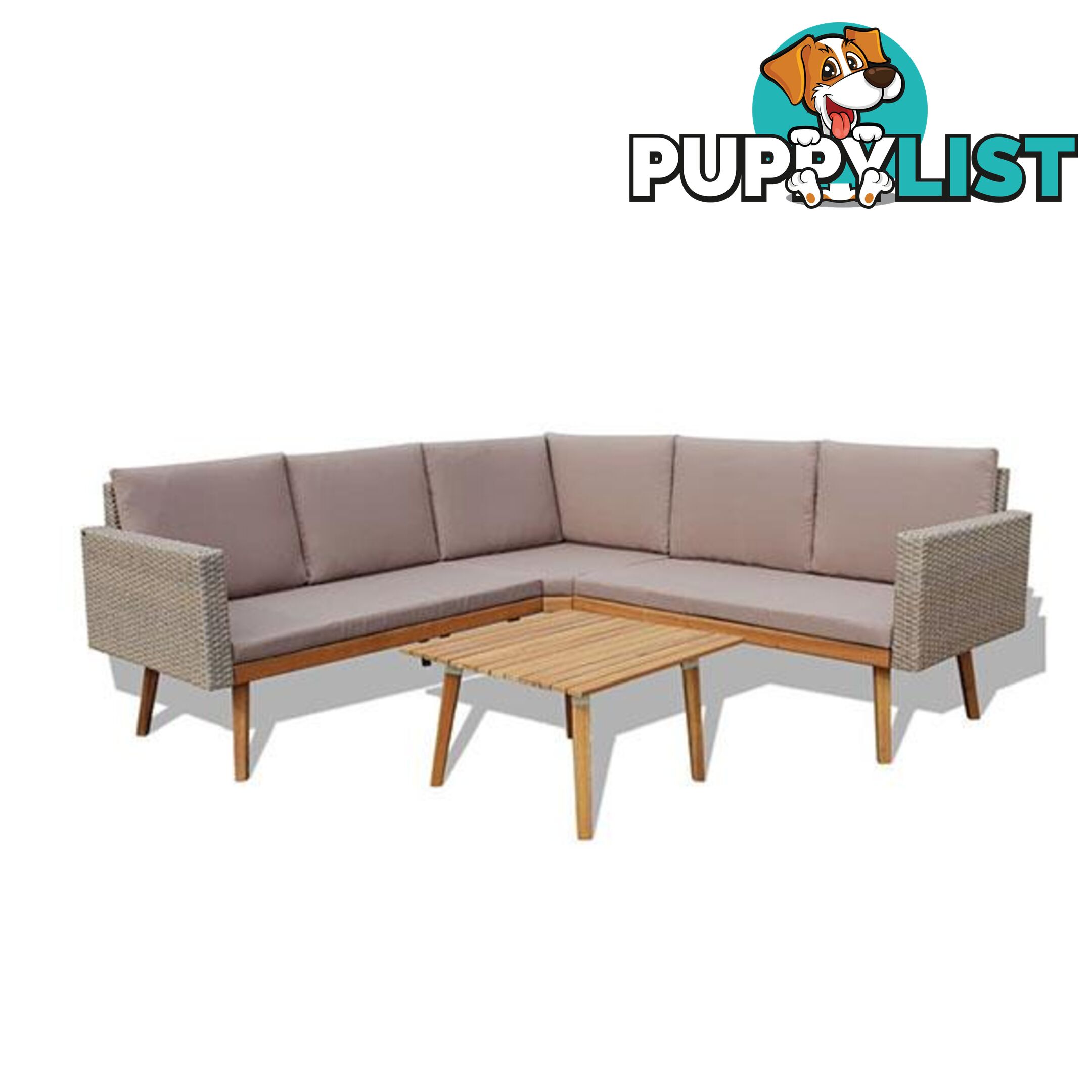 Garden Sofa Set 13 Pieces Poly Rattan Grey - Sofa Set - 8718475506966