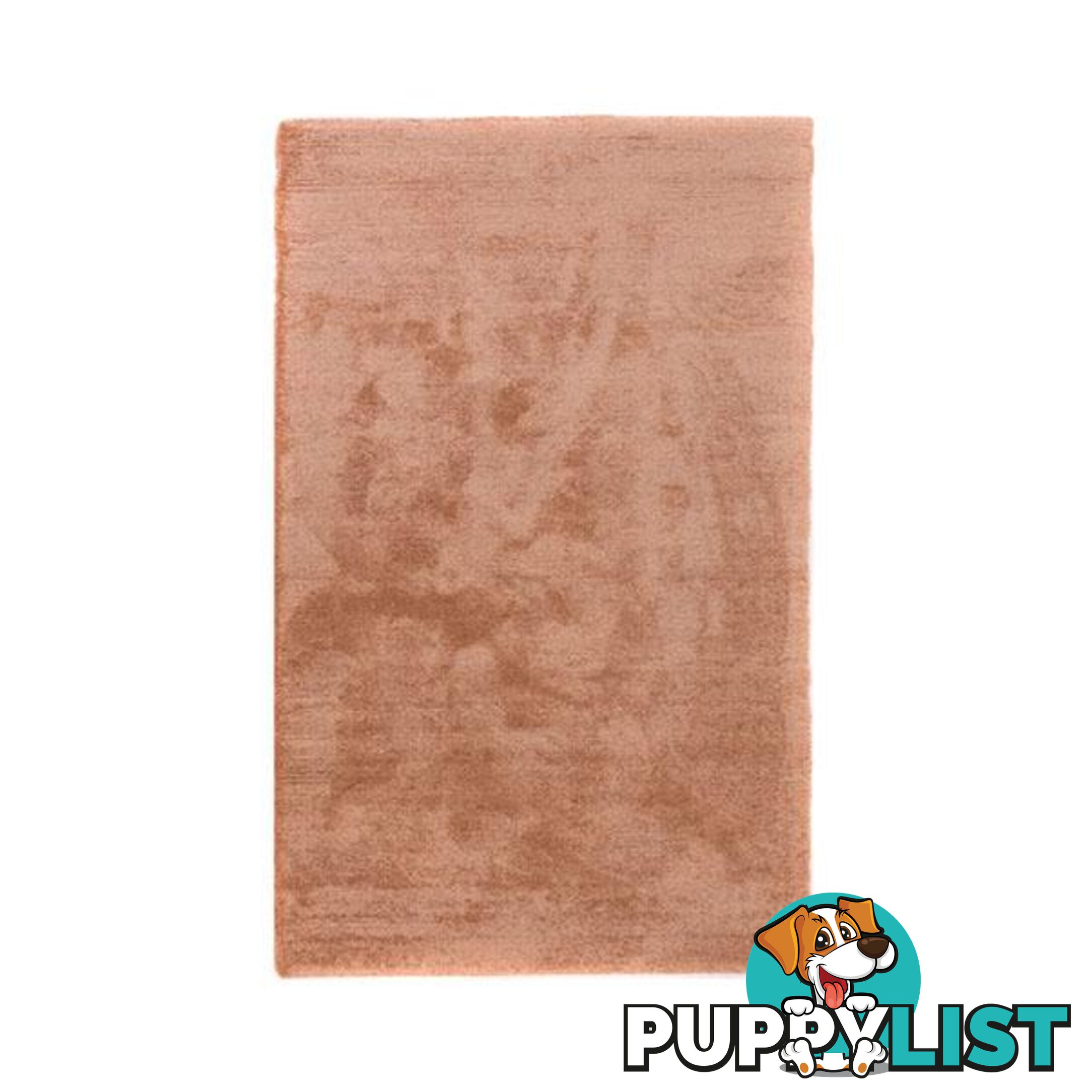 Peach Vogue Polypropylene Heat Set Rug - Unbranded - 787976630447