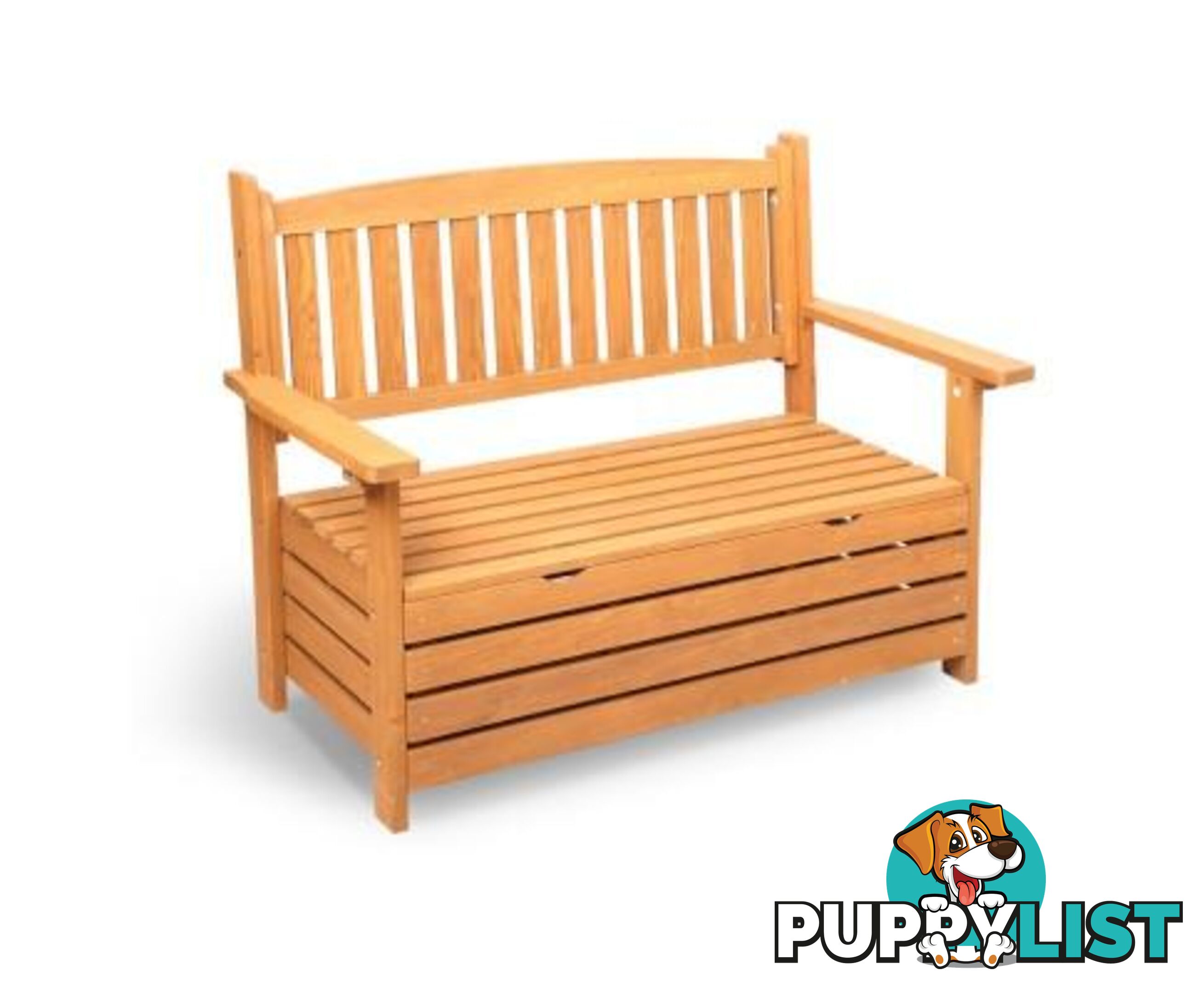 Wooden Outdoor Storage Bench - Gardeon - 4344744418001