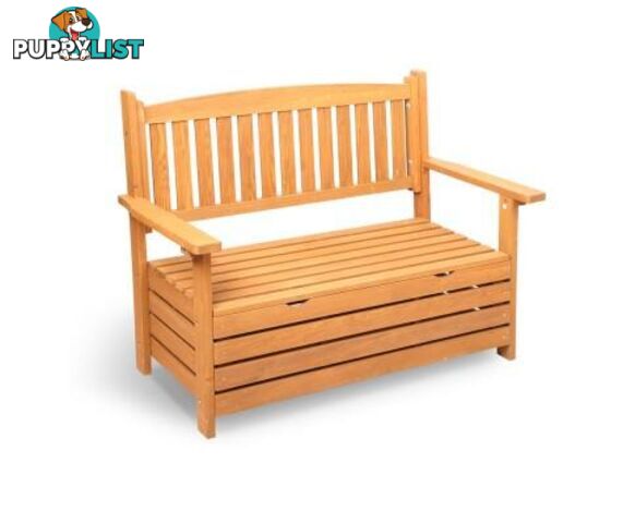 Wooden Outdoor Storage Bench - Gardeon - 4344744418001