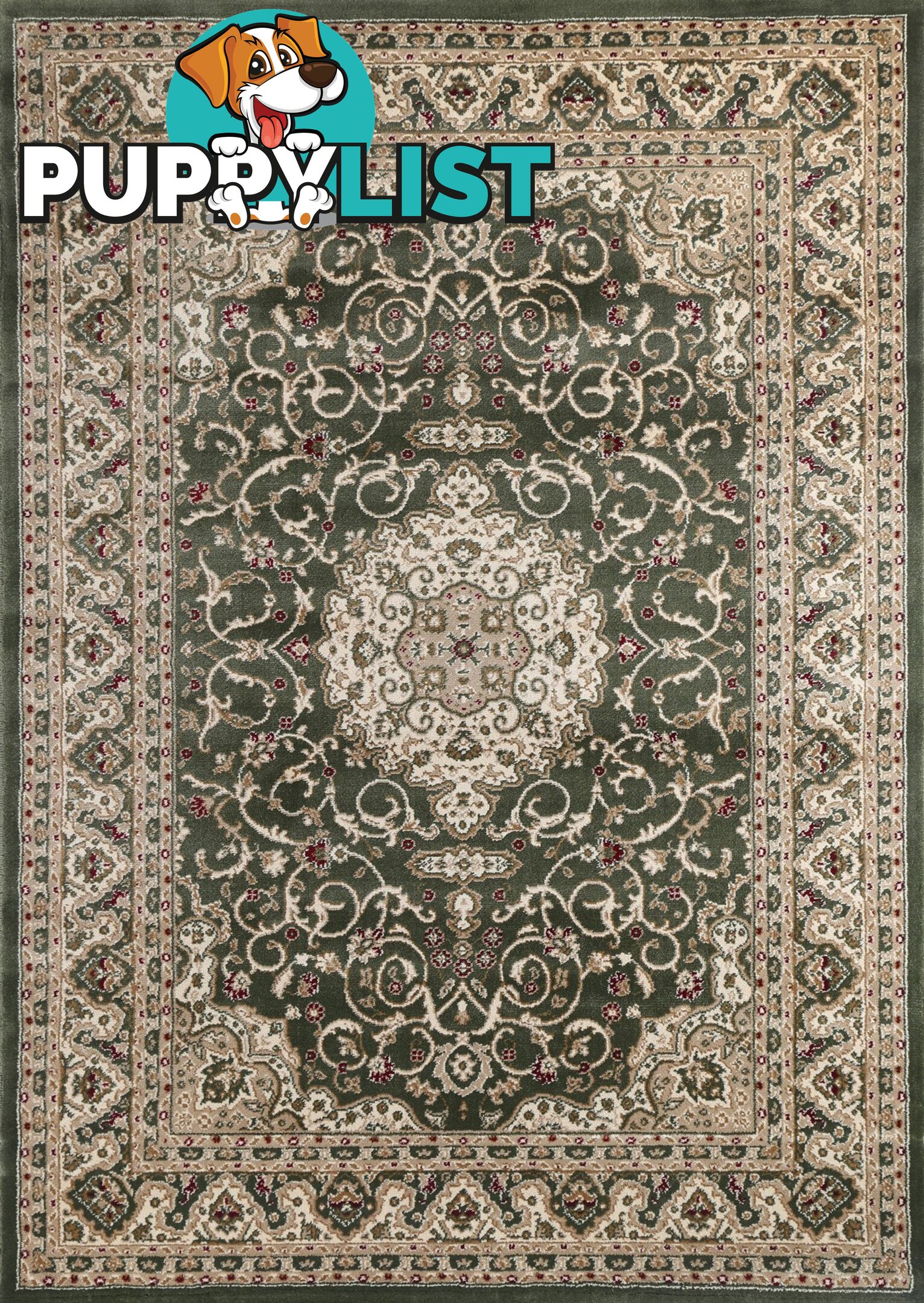 Ash Green Rug - Unbranded - 4344744432281