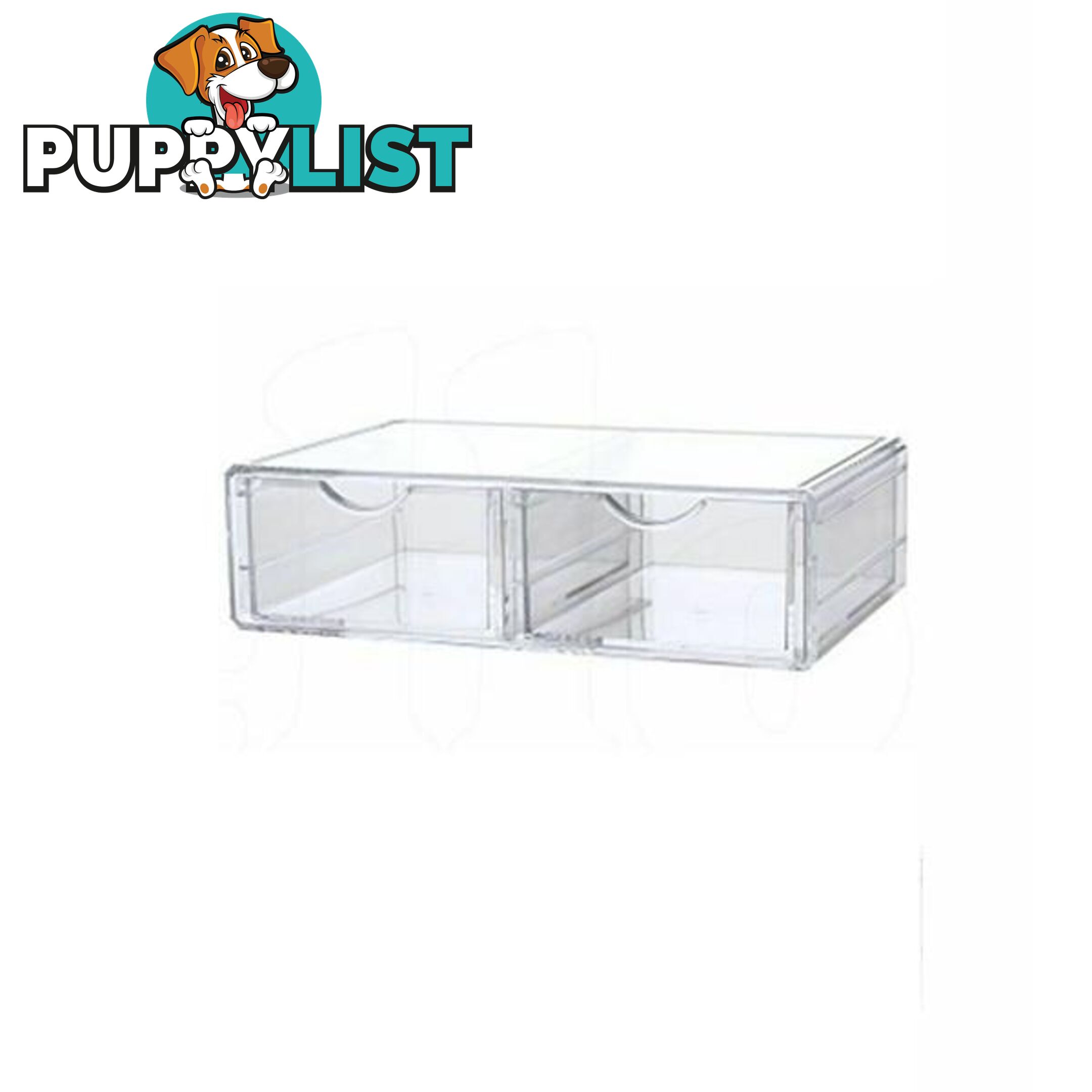 Cosmetic Organizer Clear Acrylic Storage Case - Unbranded - 787976627553