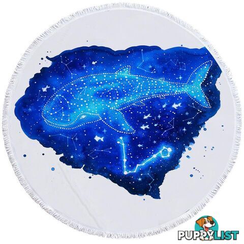 Zodiac Pisces Beach Towel - Towel - 7427046317320