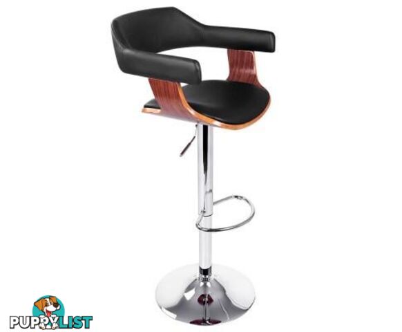 PU Leather Wooden Bar Stool - Artiss - 4344744396965