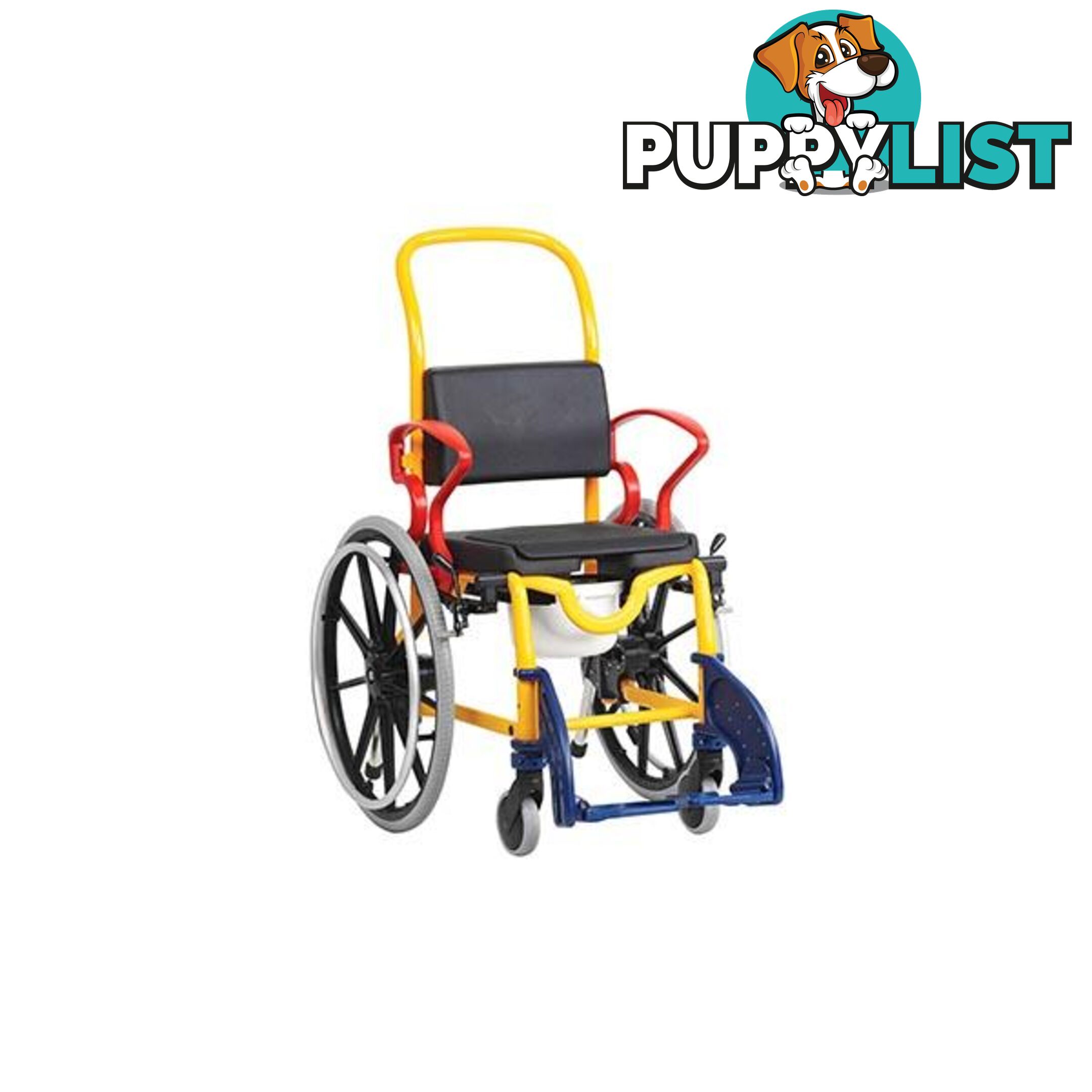 Self Propelled Child Commode Wheelchair - Commode Wheelchair - 7427046218788